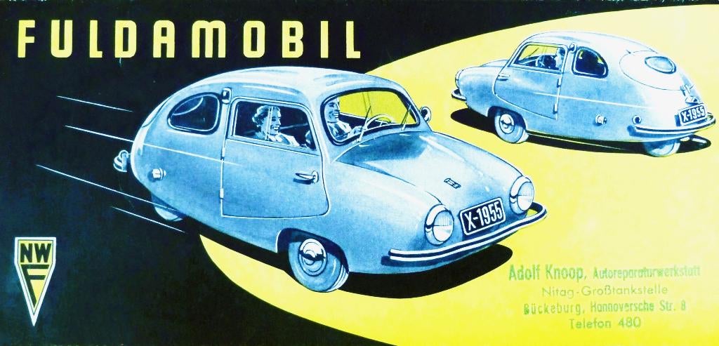 Folder FULDAMOBIL 1955, Ophalen of Verzenden, Zo goed als nieuw, Overige merken