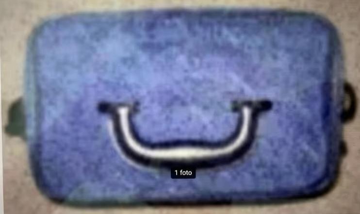 Blauwe beautycase turbo S; beauty case; toiletkoffer, Ophalen of Verzenden, Gebruikt, Blauw