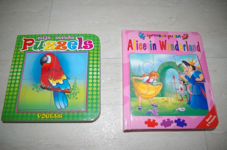 Twee kinderboeken met puzzels., Boeken, Kinderboeken | Kleuters, Zo goed als nieuw, Fictie algemeen, Ophalen of Verzenden