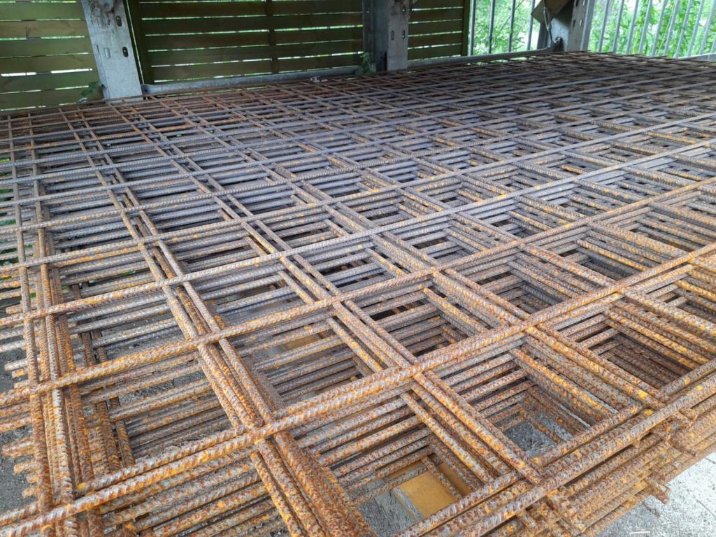 Draadmat betongaas bouwstaalmat  onbehandeld (*), Niet ingevuld, Staal, Niet ingevuld, Nieuw