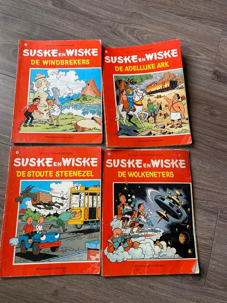 Suske en Wiske: De Windbrekers, De Adellijke Ark, De Stoute, Boeken, Meerdere stripboeken, Ophalen of Verzenden, Gelezen, W. Vandersteen