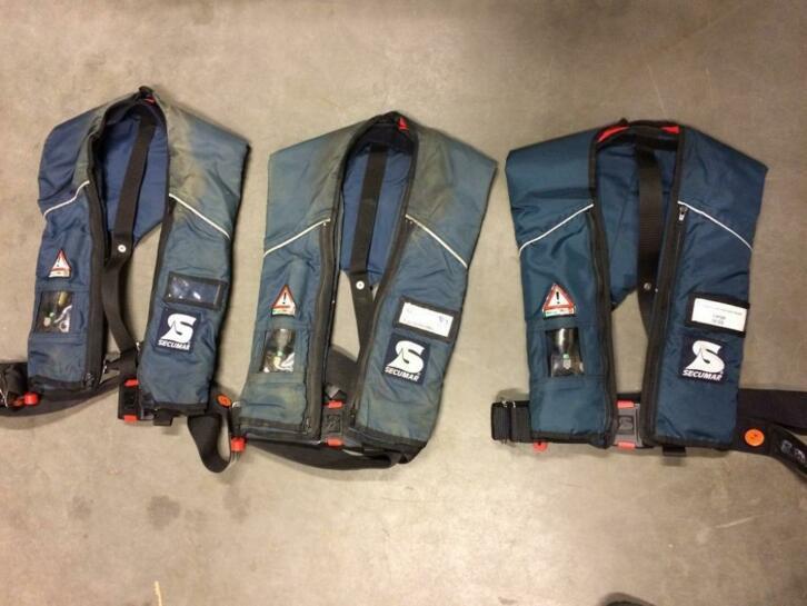 Goedkope Secumar reddingsvesten Window Alpha 275N, gebruikt, Watersport en Boten, Watersportkleding, Niet ingevuld, Gebruikt, Niet ingevuld