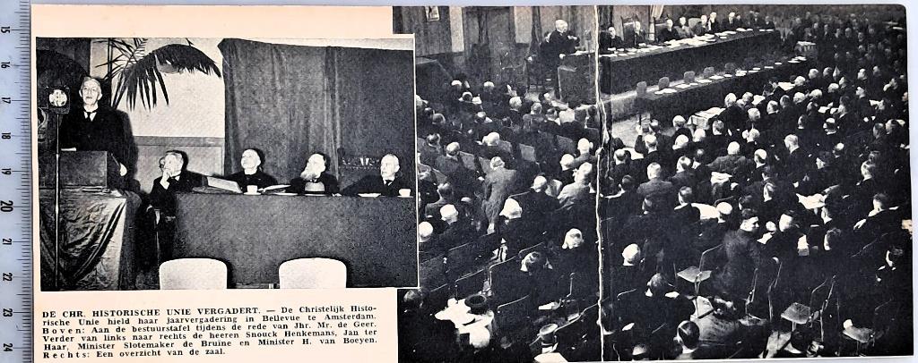 Amsterdam 1939; jaarvergadering CHU in Bellevue, Verzenden, Voor 1940, Gebruikt, Overige onderwerpen