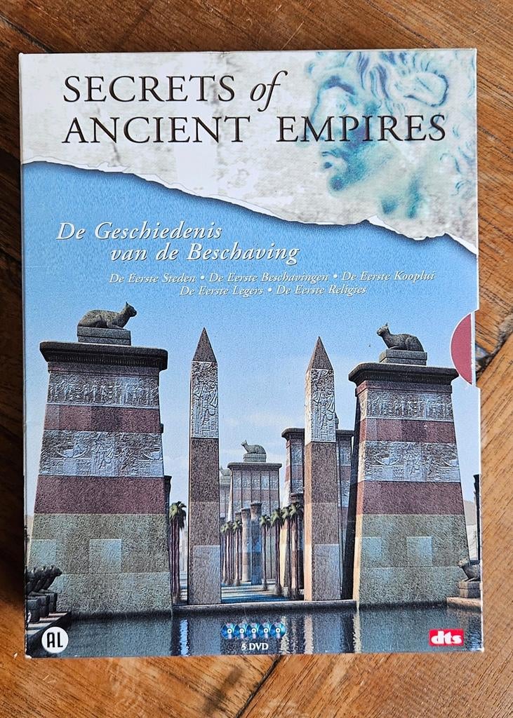 Secrets of Ancient Empires - 5 DVD Boxset Geschiedenis, Ophalen of Verzenden