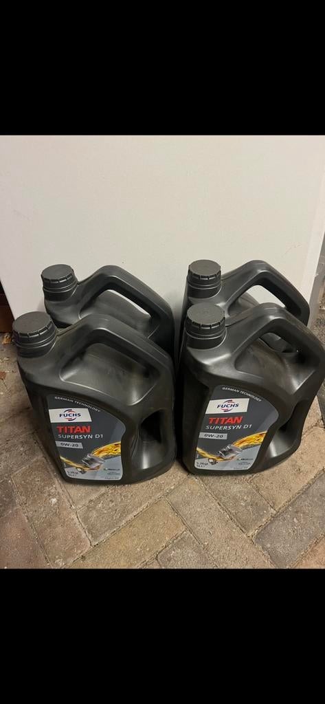 5 liter Nieuw Fuchs titan 0w-20 0w20 5L olie motorolie, Auto diversen, Ophalen of Verzenden
