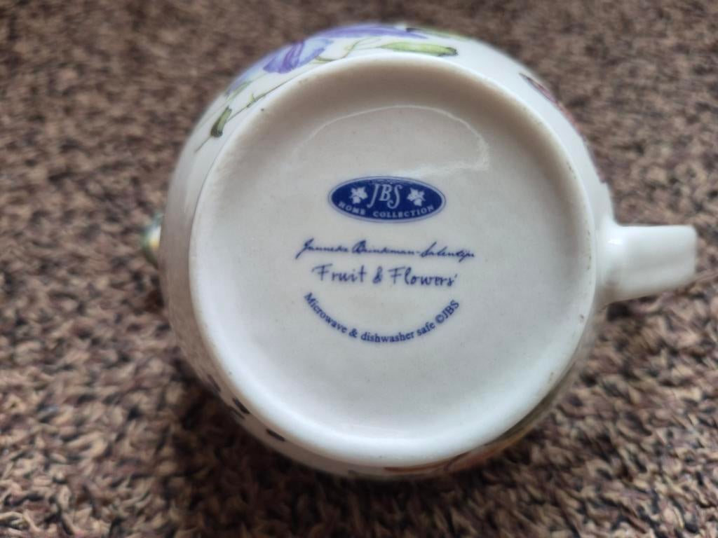 JBS Home Collection Fruit & Flowers Theeservies, Ophalen, Overige typen, Zo goed als nieuw, Overige stijlen