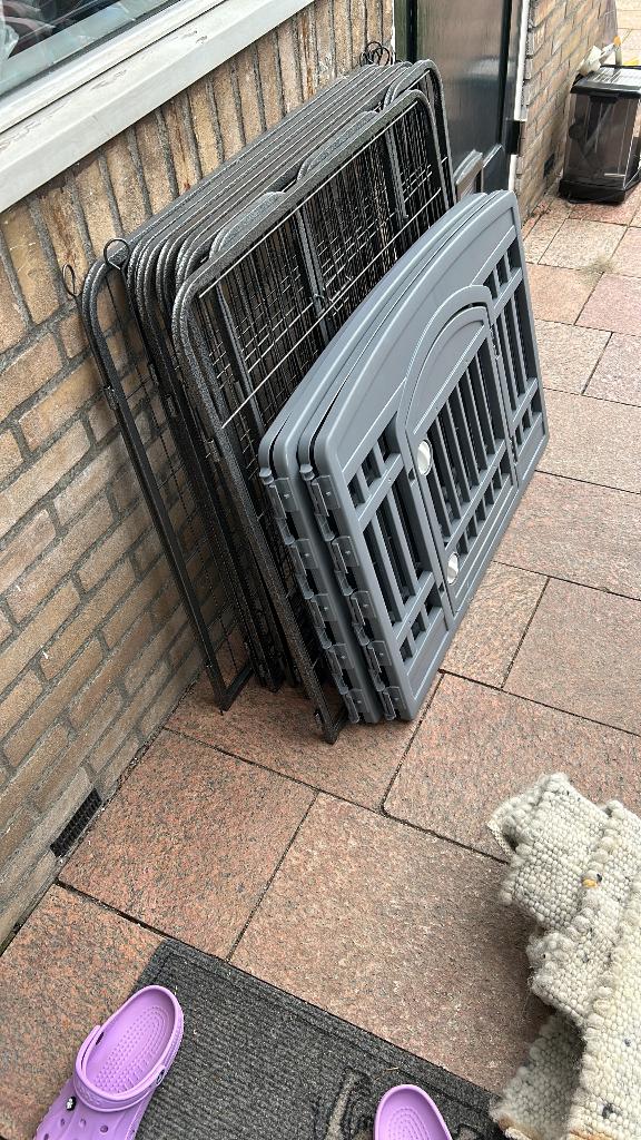 Hondenkennel, Dieren en Toebehoren, Hondenhokken, Zo goed als nieuw, Hondenkennel, 100 cm of meer, 75 tot 110 cm, Ophalen