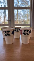 Oud Boerenbont Societe Ceramique 5 melkbekers, Rond, Ophalen of Verzenden, Zo goed als nieuw, Minder dan 40 cm