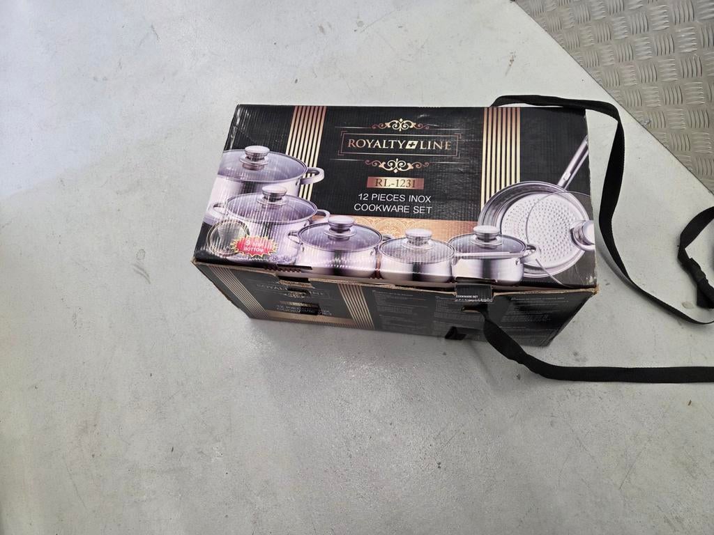 Pannenset, Ophalen, Nieuw, Rvs, Pannenset