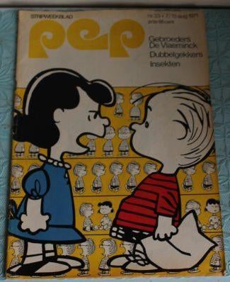 Pep stripweekblad - 13 augustus 1971, Verzamelen, Ophalen of Verzenden, Gebruikt, Overige typen
