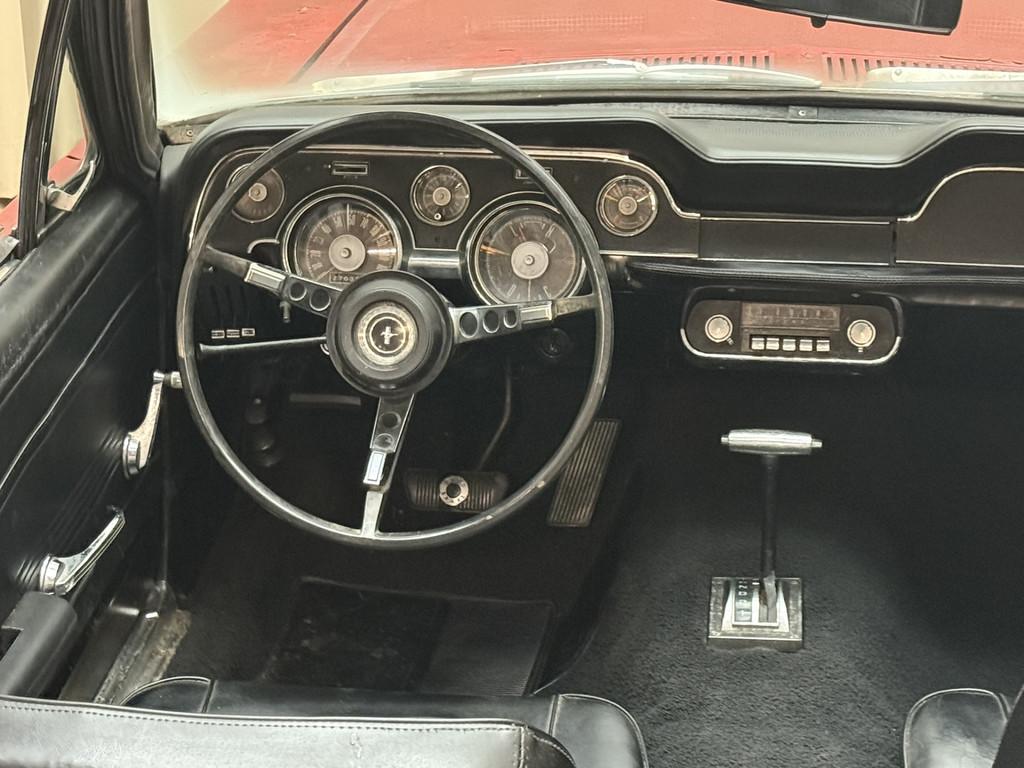 Ford USA Mustang Cabriolet / 1967 / 3,3 Liter 200 Cu 6-cilin, Auto's, Automaat, Achterwielaandrijving, Zwart, Cabriolet