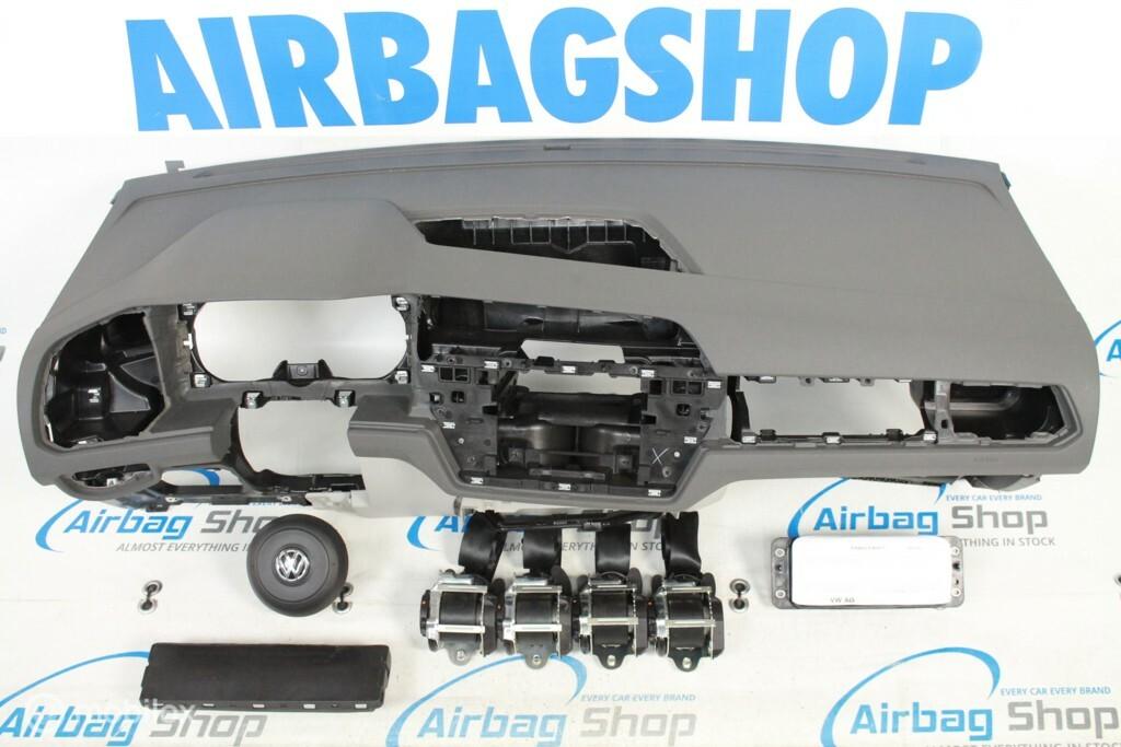 Airbag set - Dashboard GTI grijs/beige VW Touran 2015-heden, Auto-onderdelen, Gebruikt, Ophalen of Verzenden