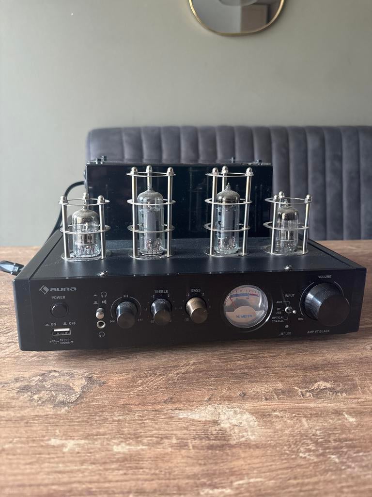 Auna buizenversterker Hifi-versterker 2x 35W RMS, Audio, Tv en Foto, Versterkers en Receivers, Gebruikt, Ophalen, Overige merken