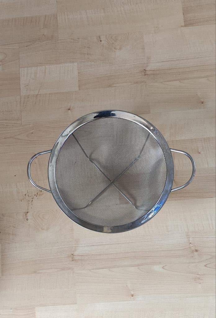 RVS zeef zo goed als nieuw diameter 23 cm, Ophalen of Verzenden, Zo goed als nieuw