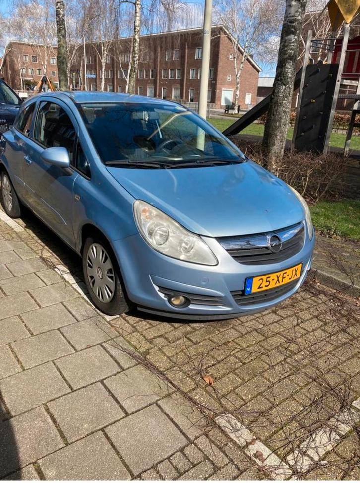 Opel Corsa 2007 Blauw, Auto's, Opel, Particulier, Corsa, ABS, Airbags, Airconditioning, Centrale vergrendeling, Climate control