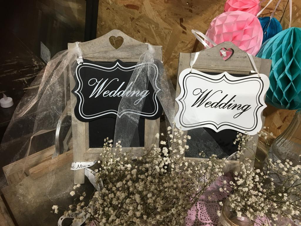 Bruiloft decoratie spullen, Ophalen, Gebruikt, Versiering, Geboorte of Huwelijk