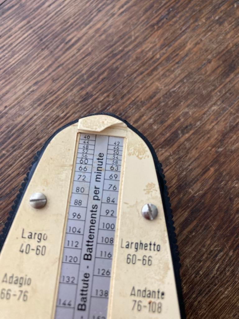 Vintage Metronoom - Mechanisch Muziekinstrument, Muziek en Instrumenten, Overige Muziek en Instrumenten, Verzenden, Gebruikt