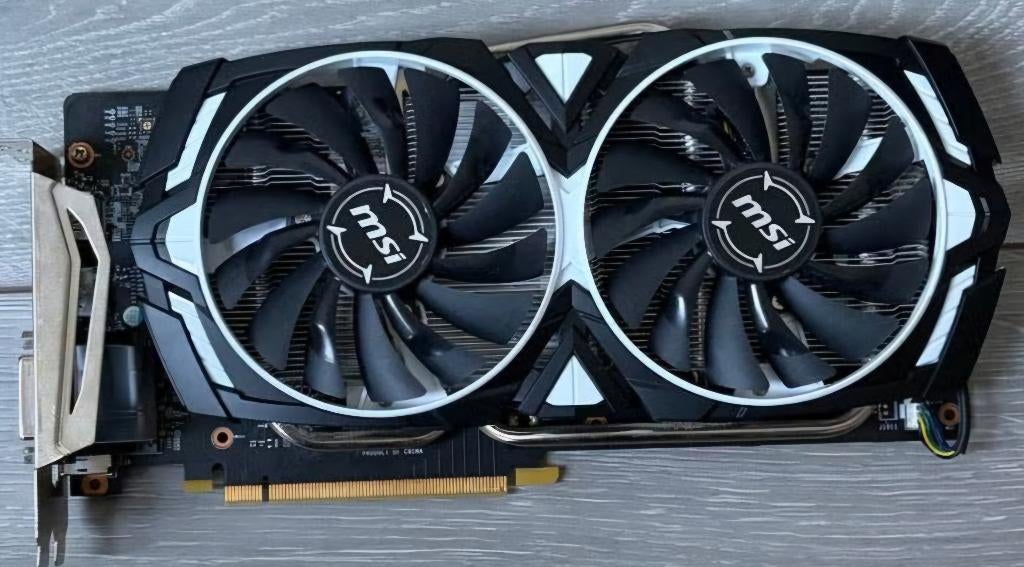 MSI GeForce GTX 1060 ARMOR 6G, Ophalen, PCI-Express 1, Nvidia, GDDR5