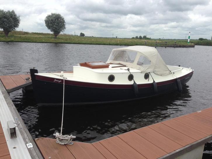 Hellingsloep (Eurosloep) met helmstok, Watersport en Boten, Sloepen, Gebruikt, 10 tot 30 pk, 6 meter of meer, Binnenboordmotor