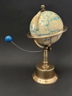 Vintage Zwaar Messing Studenten Globe, Ophalen of Verzenden, Zo goed als nieuw