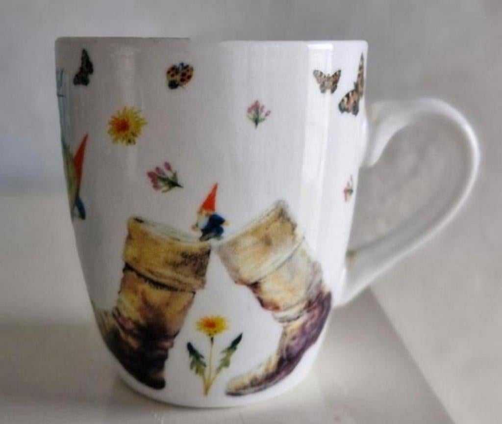 Rien Poortvliet senseokopje David de Kabouter, Ophalen of Verzenden, Zo goed als nieuw, Glas, Overige stijlen