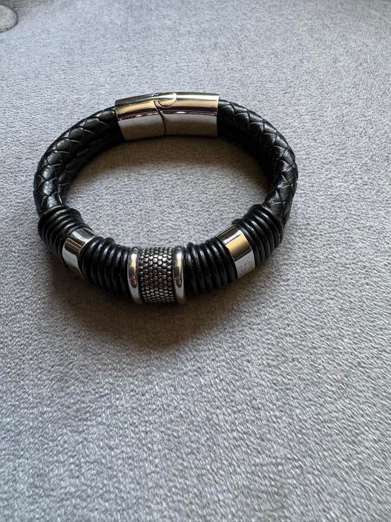 Halukakah herenarmband, Ophalen of Verzenden, Nieuw, Zwart, Armband