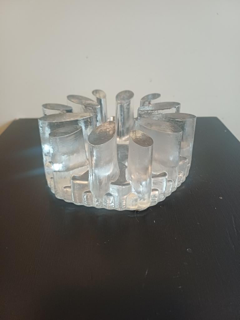 Vintage theelichthouder,  Bel Mondo design, Verzamelen, Swarovski, Ophalen of Verzenden, Huisaccessoire