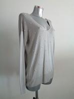 Lolaliza - lola liza grijze trui met parels, large - nieuw, Ophalen of Verzenden, Nieuw, Maat 38/40 (M), Grijs