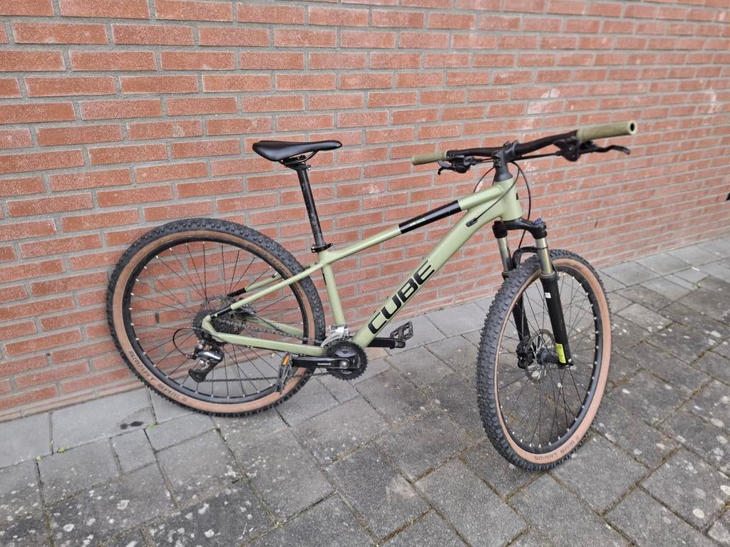Cube AIM Race MTB 27.5" - Olijfgroen - Maat S, Fietsen en Brommers, Fietsen | Mountainbikes en ATB, Gebruikt, Hardtail, Ophalen