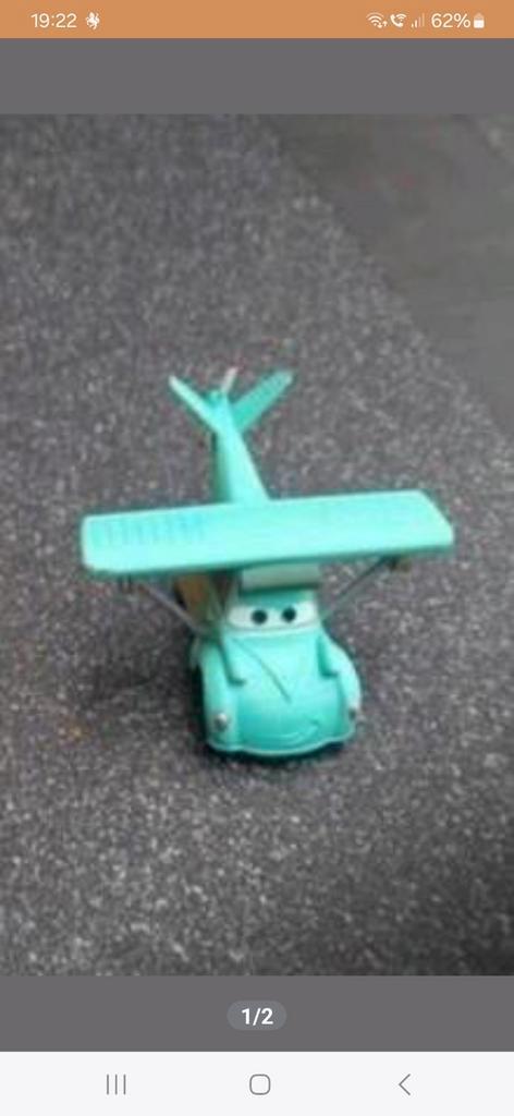 Cars Mater vliegtuig speelgoed, Kinderen en Baby's, Speelgoed | Speelgoedvoertuigen, Gebruikt, Ophalen of Verzenden