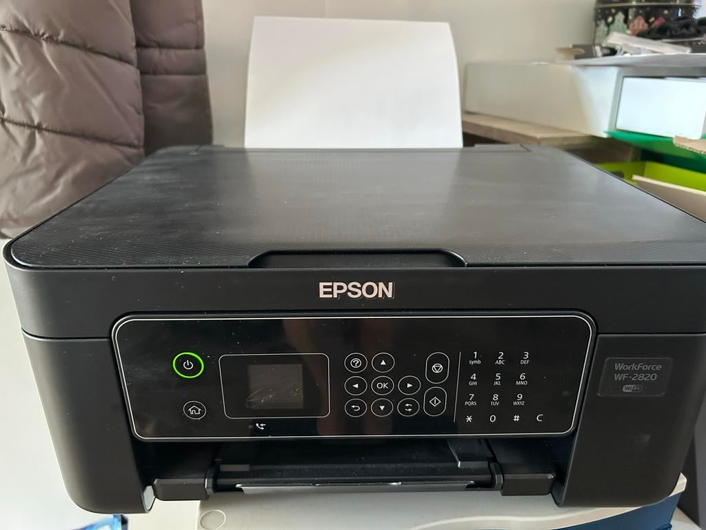 Epson WorkForce WF-2820 All-in-One Inkjet Printer met Wifi, Computers en Software, Printers, Ophalen, Gebruikt, Inkjetprinter