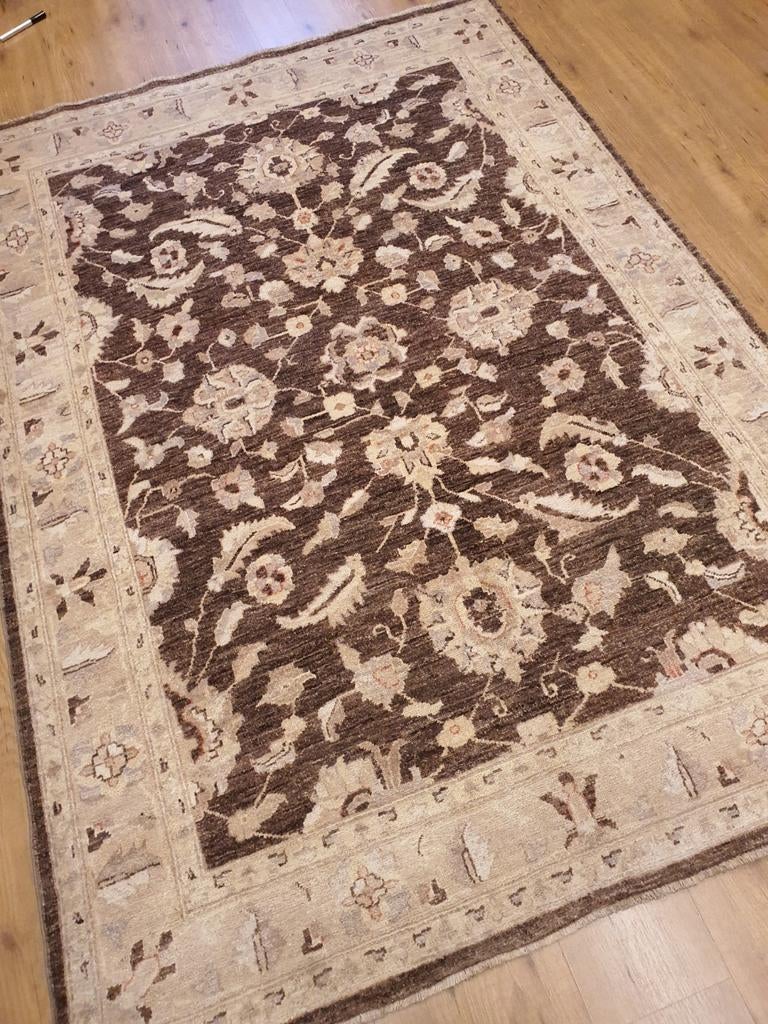 Handgeknoopt oosters tapijt ziegler 209x150, Huis en Inrichting, Info@SlatsAntiek.nl, 100 tot 150 cm, Perzisch, Vof Slats Antiek