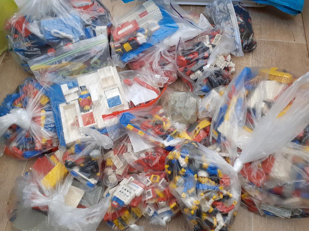 Partij vintage lego jaren 70 10kg, Ophalen, Gebruikt, Losse stenen, Lego