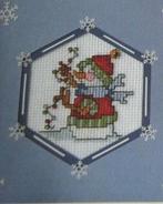 Borduurpatroon  3 x Kerst motiefjes  nr  8118, Verzenden, Nieuw, Handborduren, Patroon