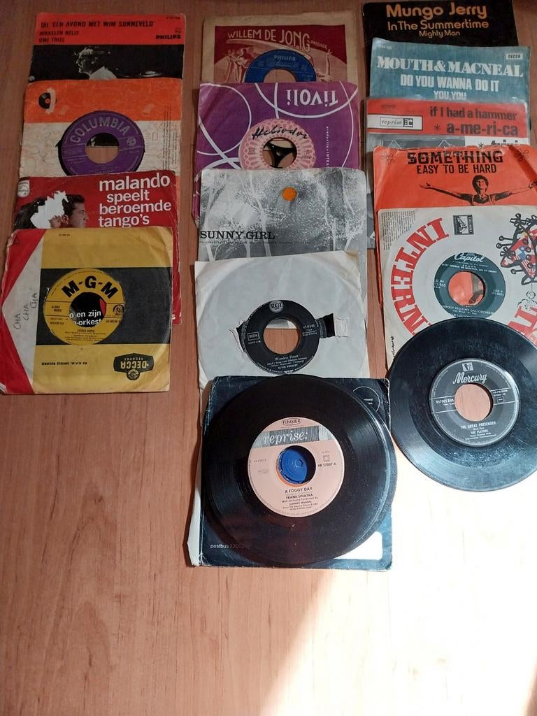 Partij van 15 diverse 7 inch singles - Jaren '60 & '70, Cd's en Dvd's, Vinyl Singles, Gebruikt, 7 inch, Single, Pop