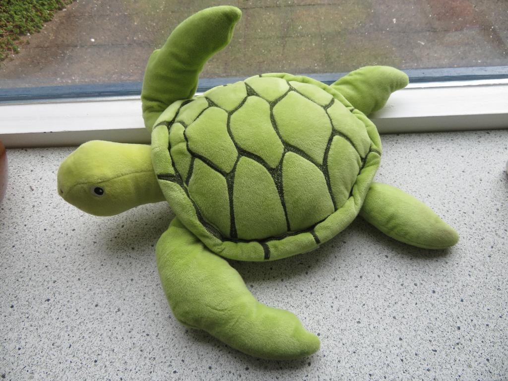 Schildpad Blävingad van IKEA meet ca 45 cm zacht velours, Kinderen en Baby's, IKEA, Overige typen, Ophalen of Verzenden, Zo goed als nieuw