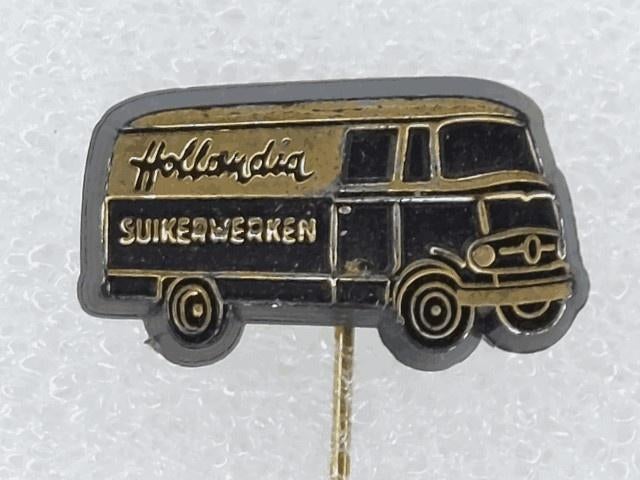 SP2215 Speldje Hollandia Suikerwerken bestelwagen, Ophalen of Verzenden, Gebruikt, Overige onderwerpen
