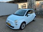 Fiat 500 1.2 automaat 2010 Blauw, Auto's, 1242 cc, 4 cilinders, Origineel Nederlands, Particulier