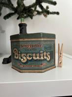 Vintage koekjes koek trommel, achthoekig, Betty Butter, Ophalen of Verzenden, Gebruikt