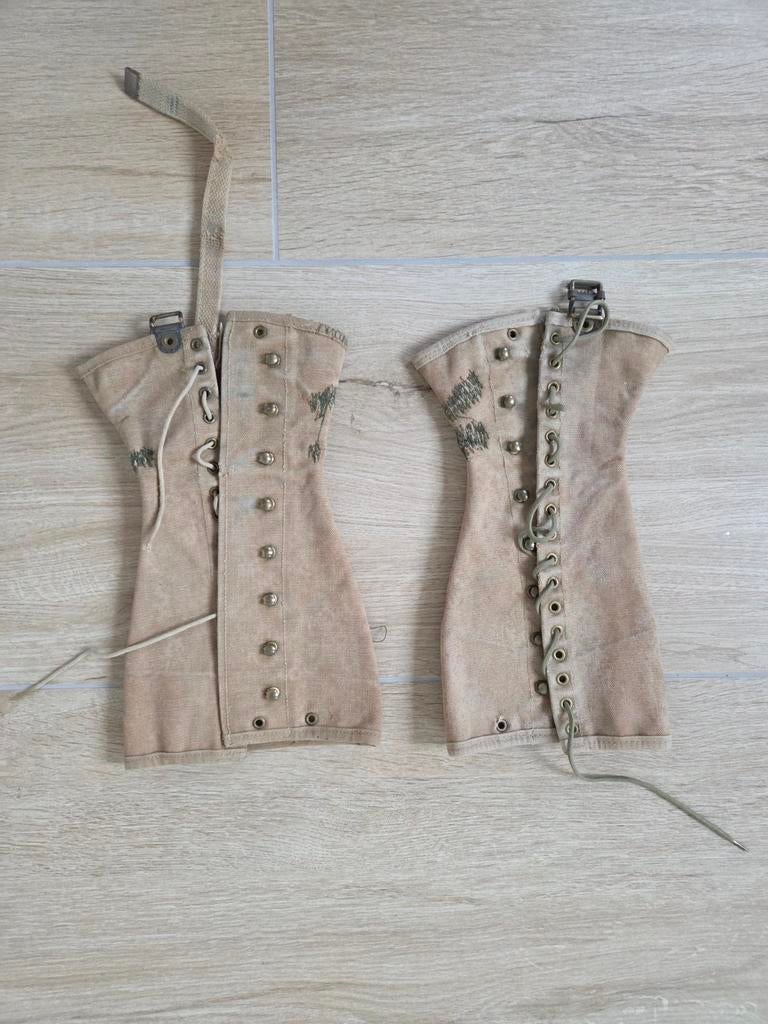 WO2 Amerikaanse Gaiters - Niet Matchend, Verzamelen, Ophalen of Verzenden, Landmacht, Amerika, Kleding of Schoenen