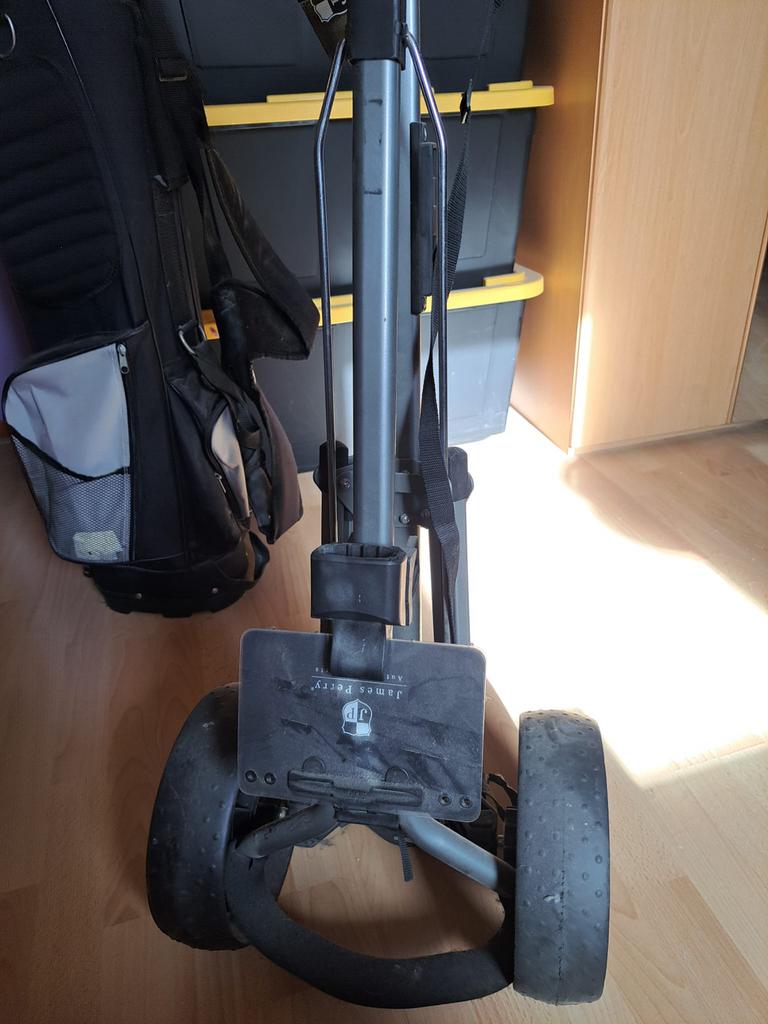 Golf karretje, Sport en Fitness, Golf, Ophalen, Gebruikt, Golfkar, Overige merken