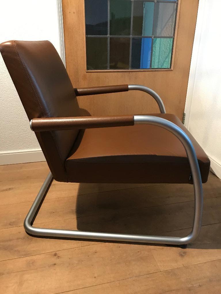 IZGS Vitra Visalounge fauteuil Antonio Citterio stoel leer, Huis en Inrichting, Fauteuils, Ophalen of Verzenden, Zo goed als nieuw