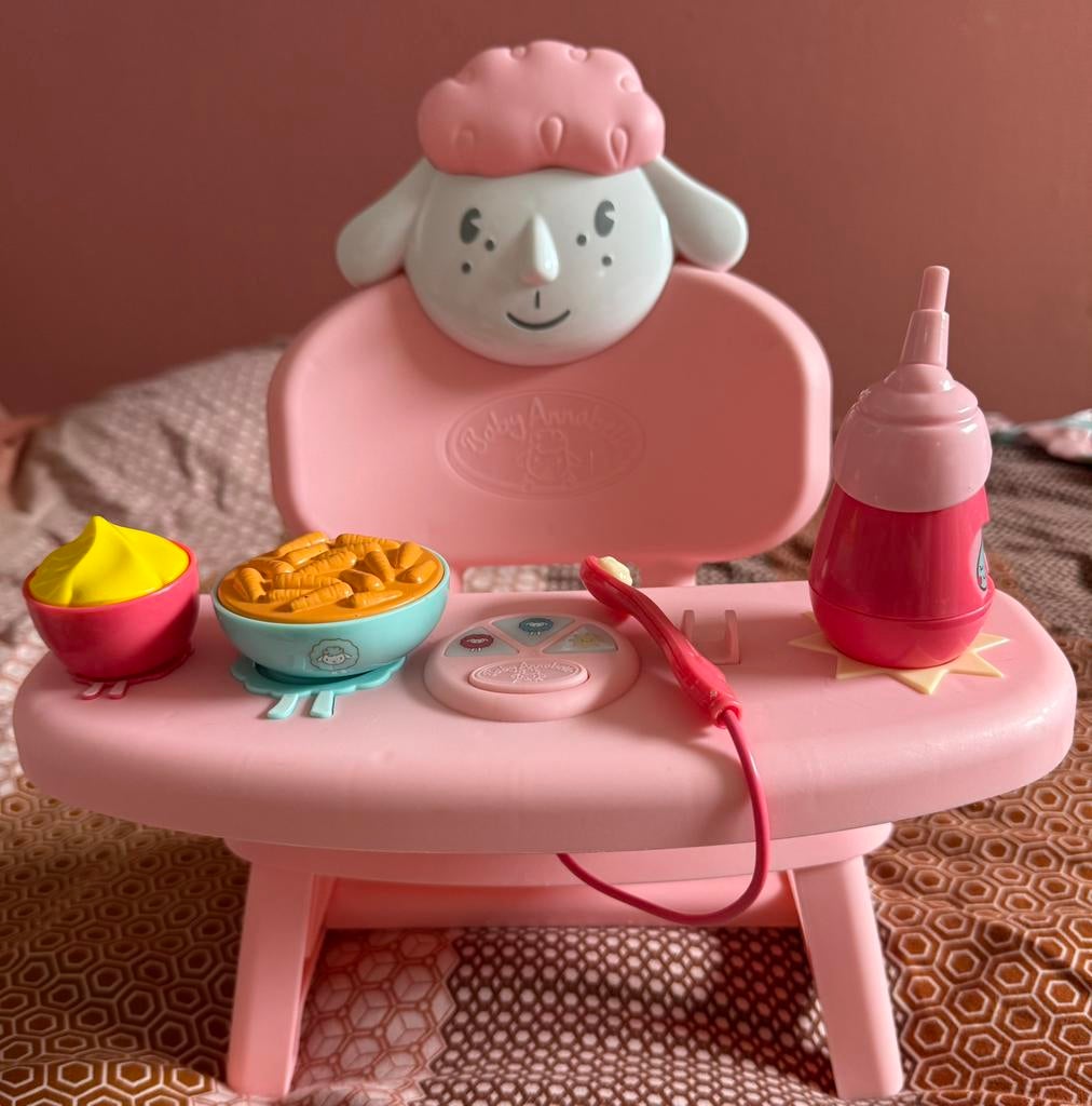 Baby annabell lunchtafel, Ophalen, Zo goed als nieuw, Poppenhuis
