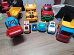 8 speelgoed voertuigen, auto's, tractor, Ophalen, Gebruikt