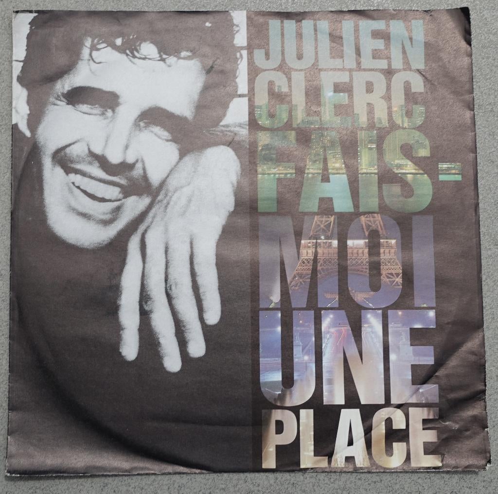julien clerc - fais moi une place, Cd's en Dvd's, Vinyl Singles, 1990 - 1999, Overige genres, 7 inch, Single