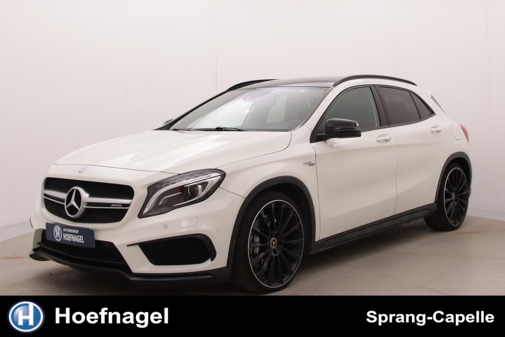 Mercedes-Benz GLA-klasse AMG 45 4MATIC | Pano | Camera | 20, Gebruikt, Zwart, 4 cilinders, 360 pk