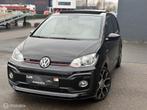Volkswagen Up! 1.0 TSI GTI PANO|BEATS|STOELVERW|AIRCO|, Auto's, Stof, Gebruikt, 4 stoelen, Zwart