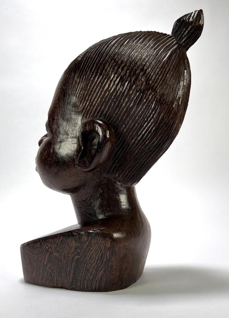 1082. Houten beeld, Makonde Mawingu - Tanzania, 20e eeuw, Ophalen of Verzenden