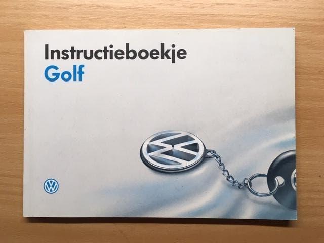 Handleiding/Instructieboekje   Volkswagen  Golf   1991    NL, Ophalen of Verzenden