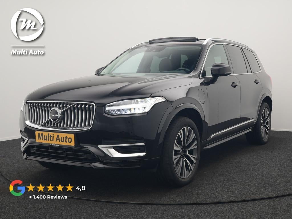 Volvo XC90 T8 Recharge AWD Inscription PHEV 394pk Dealer O.H, Zwart, 1969 cc, 7 stoelen, Zwart